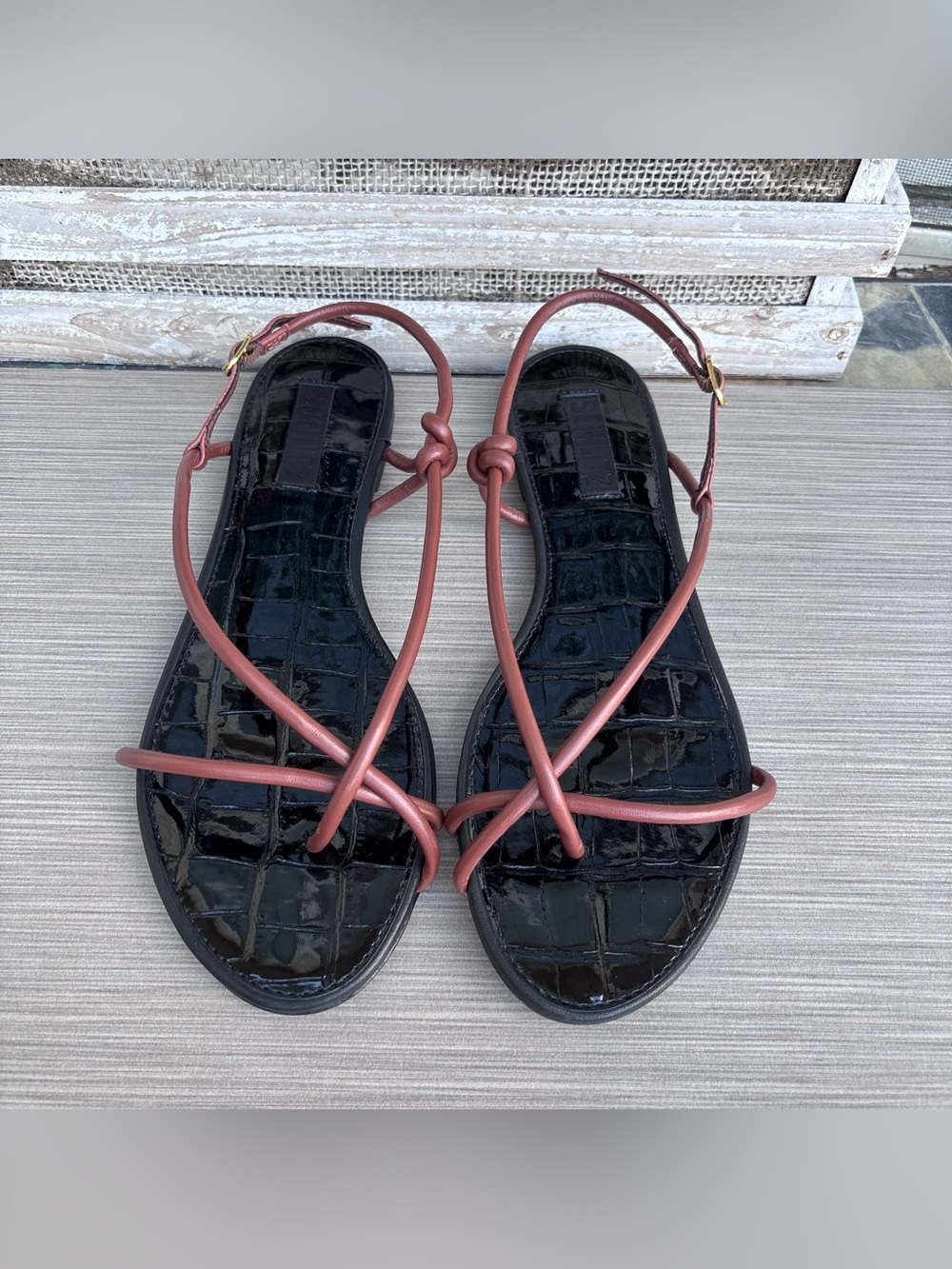 Schutz Malta Flat Sandals